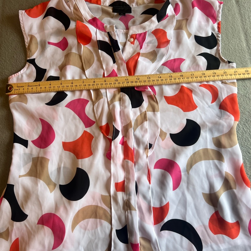 Worthington Multicolor Patterned Blouse - image 3